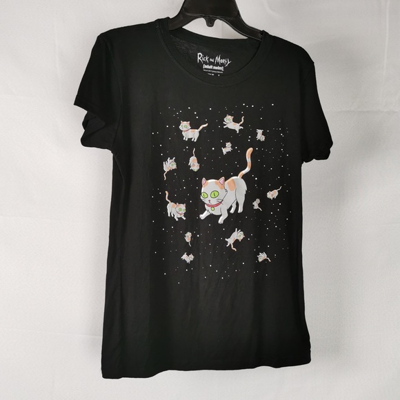 Rick and Morty Space Cats T-Shirt - Picture 2 of 4
